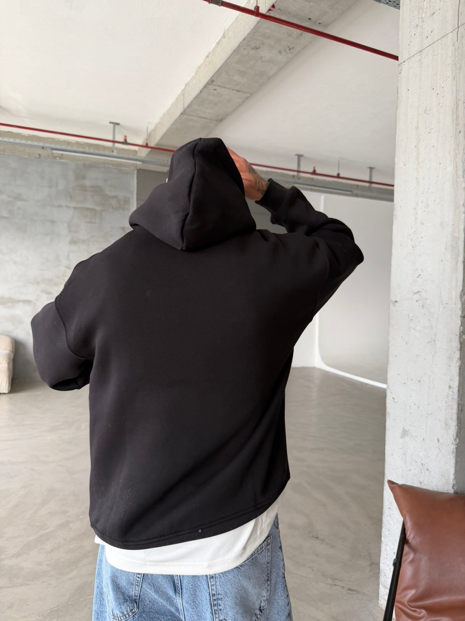 Passion  For Life Sweatshirt - Siyah