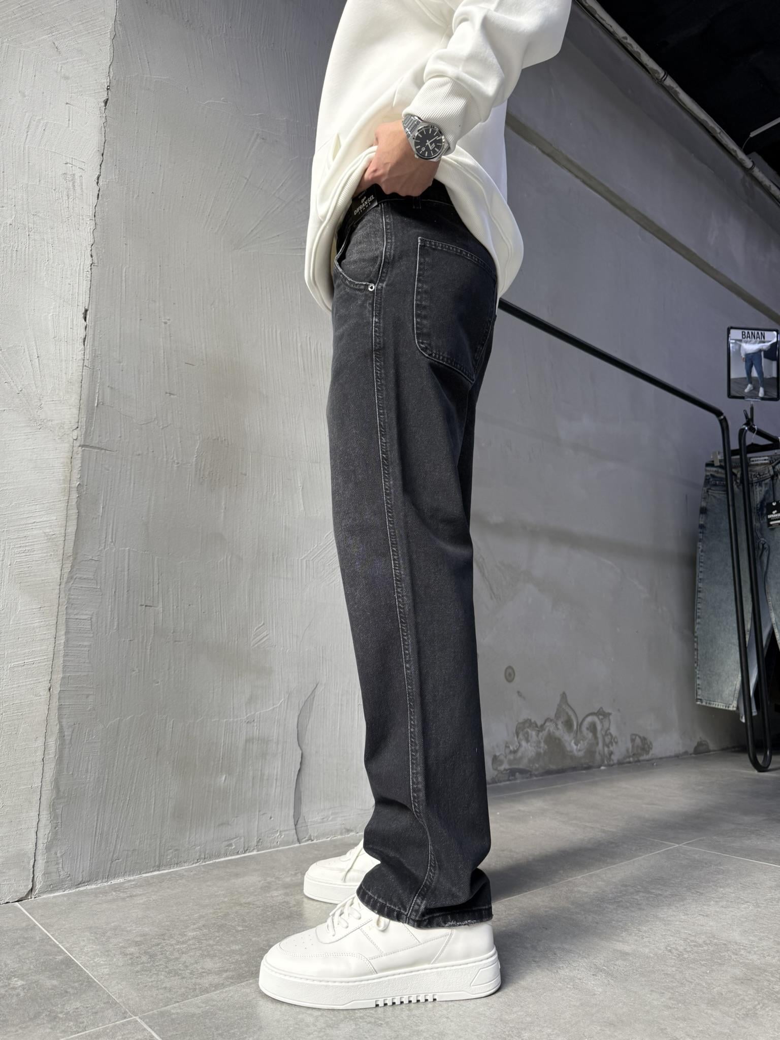 Paul K5 Geniş Cep Baggy Jean Pantolon SİYAH