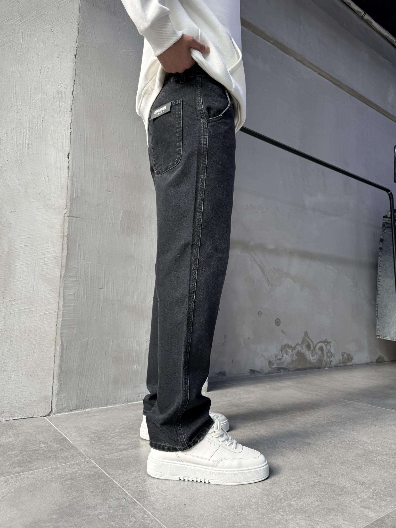 Paul K5 Geniş Cep Baggy Jean Pantolon SİYAH