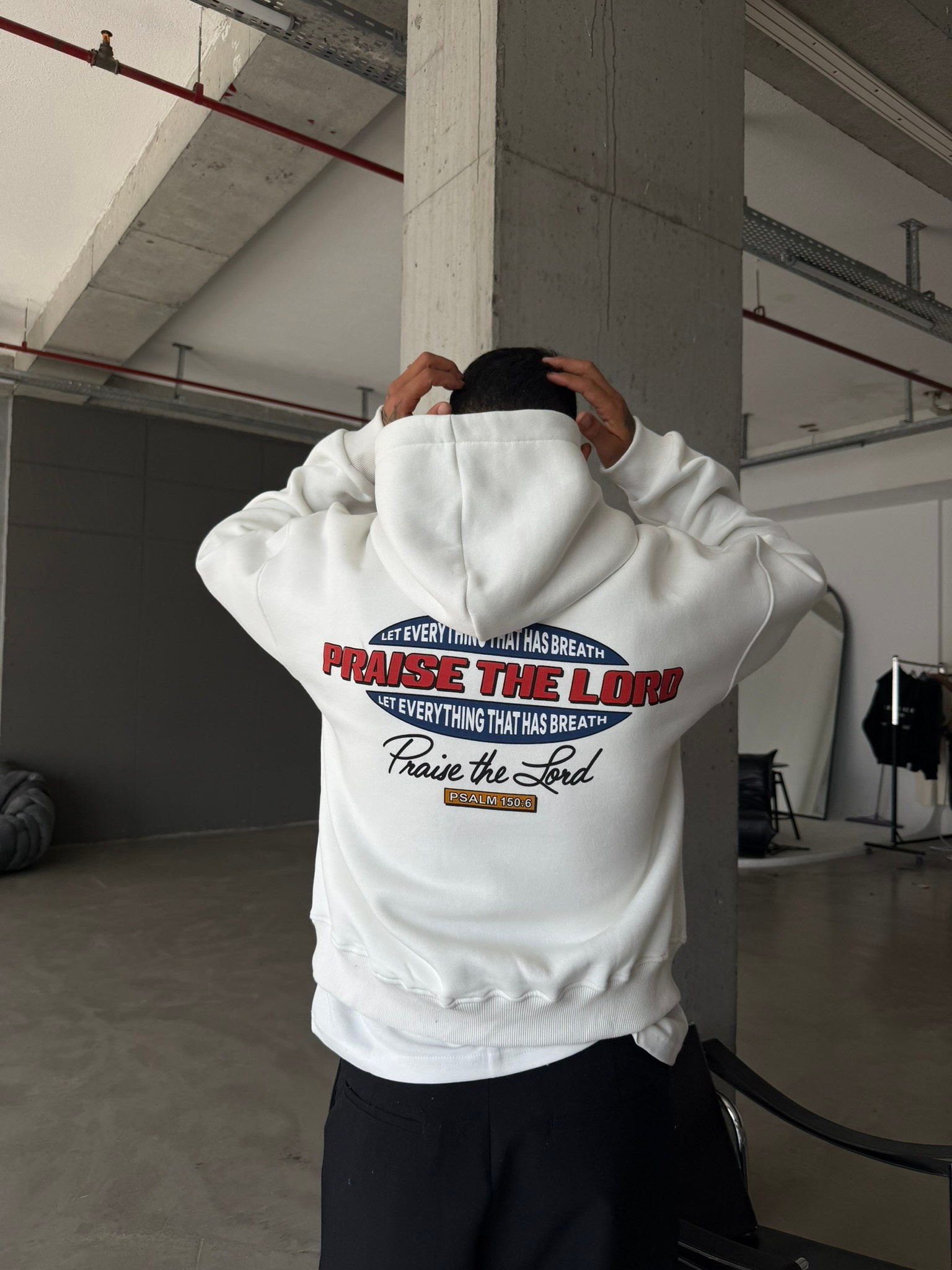 Praıse The Lord Premium Basklı Sweatshirt