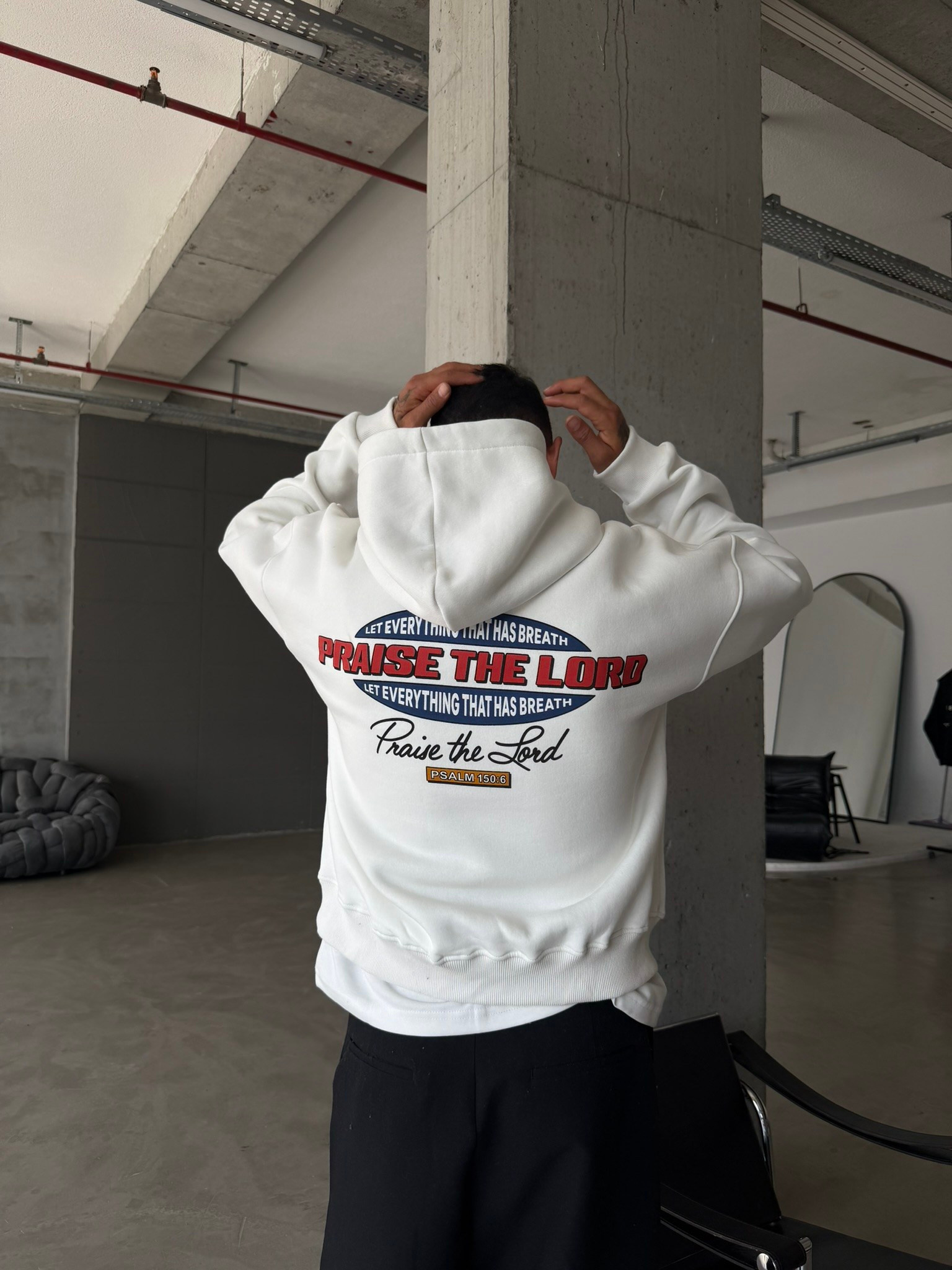Praıse The Lord Premium Basklı Sweatshirt