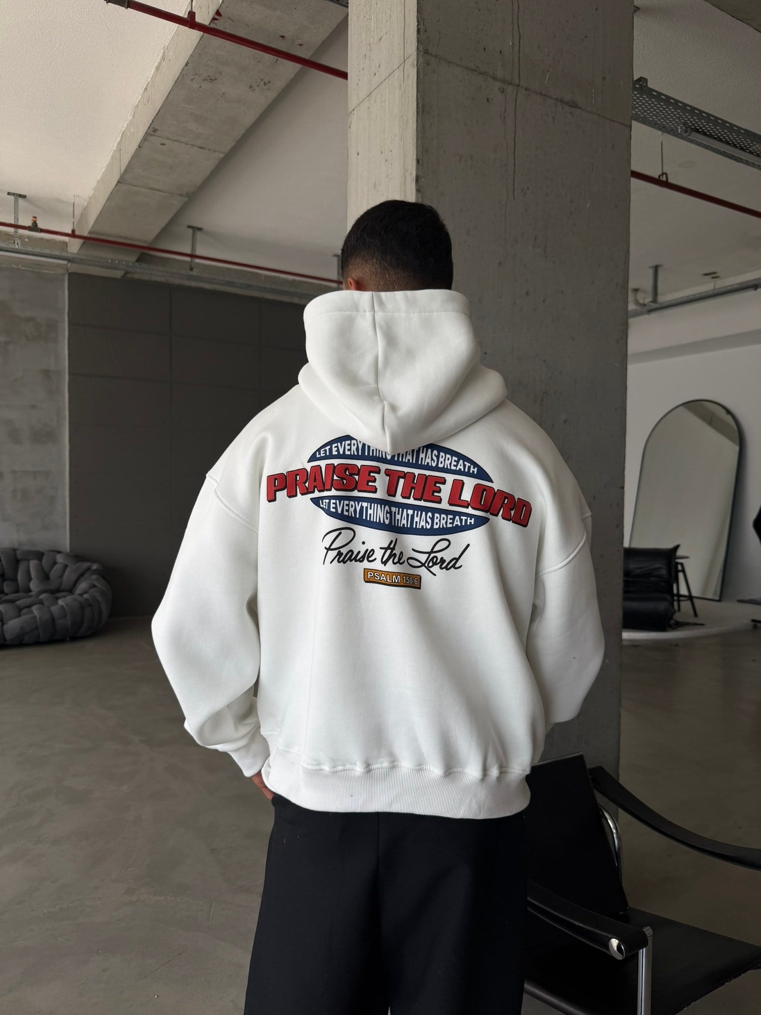 Praıse The Lord Premium Basklı Sweatshirt