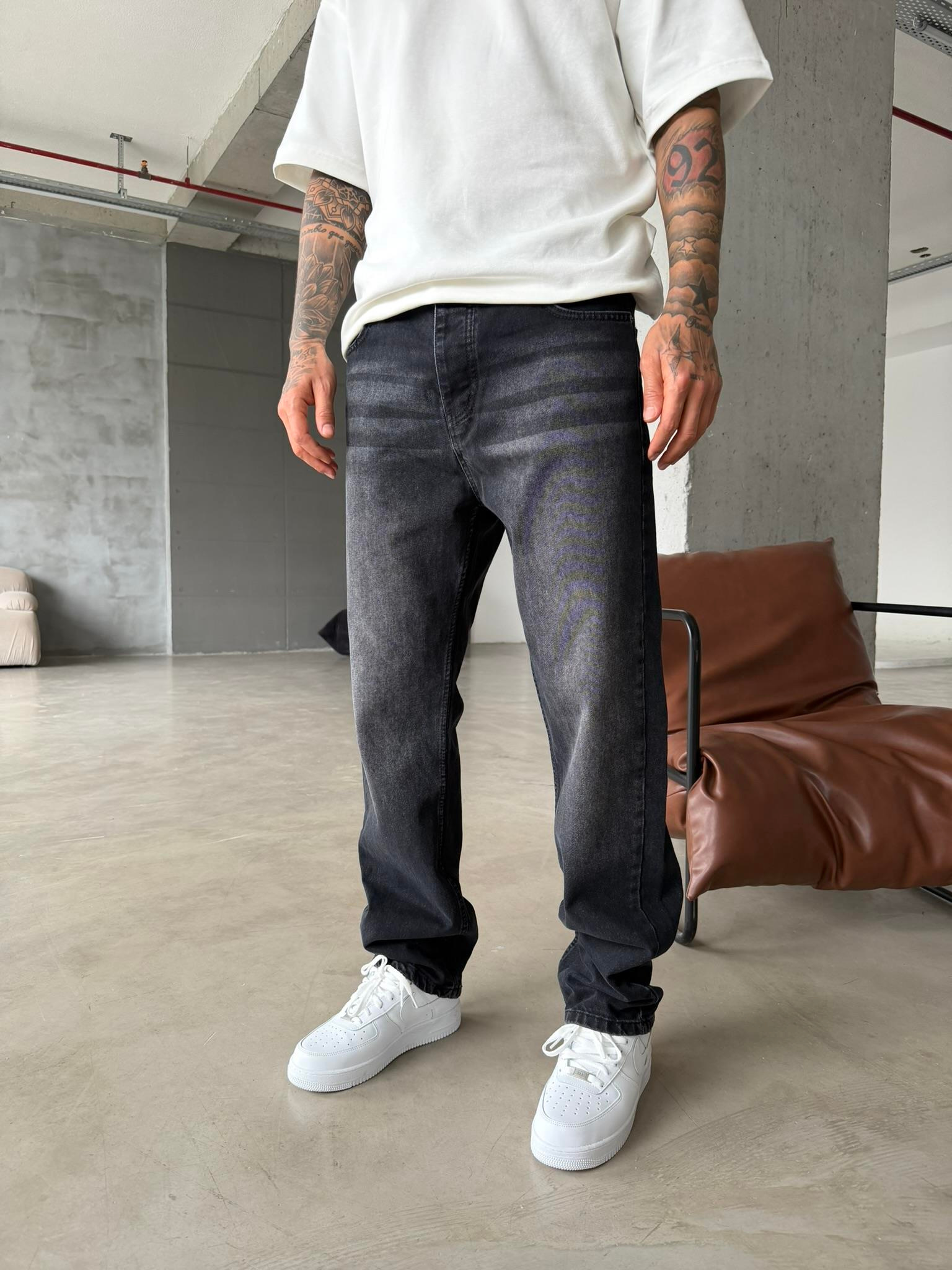 Premium Baggy Fit Pantolon - Siyah