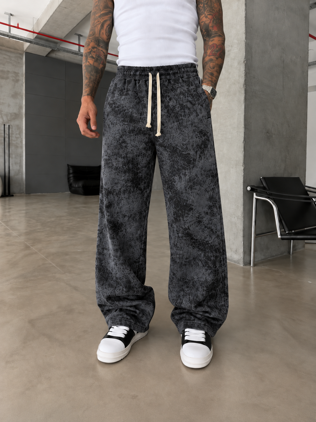 Premium Basic Acid Yıkama Baggy Eşofman  