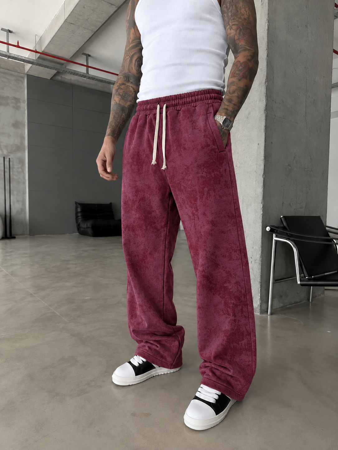 Premium Basic Acid Yıkama Baggy Eşofman  