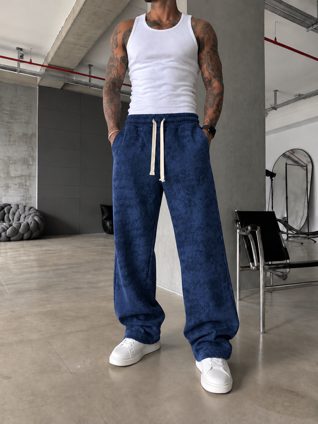 Premium Basic Acid Yıkama Baggy Eşofman  