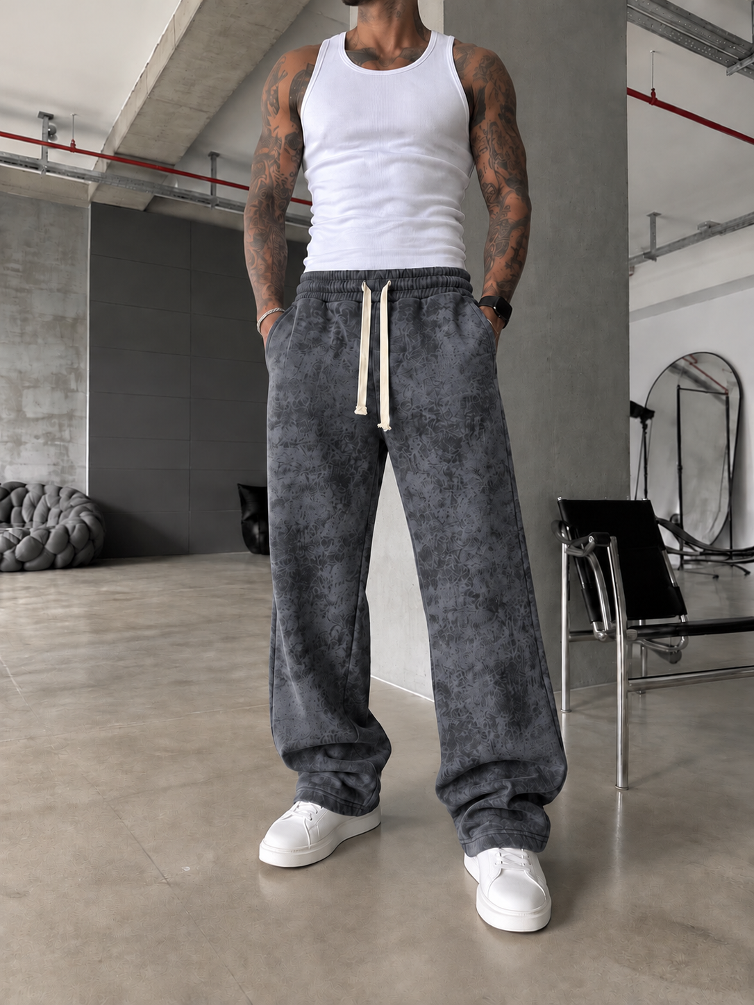 Premium Basic Acid Yıkama Baggy Eşofman  