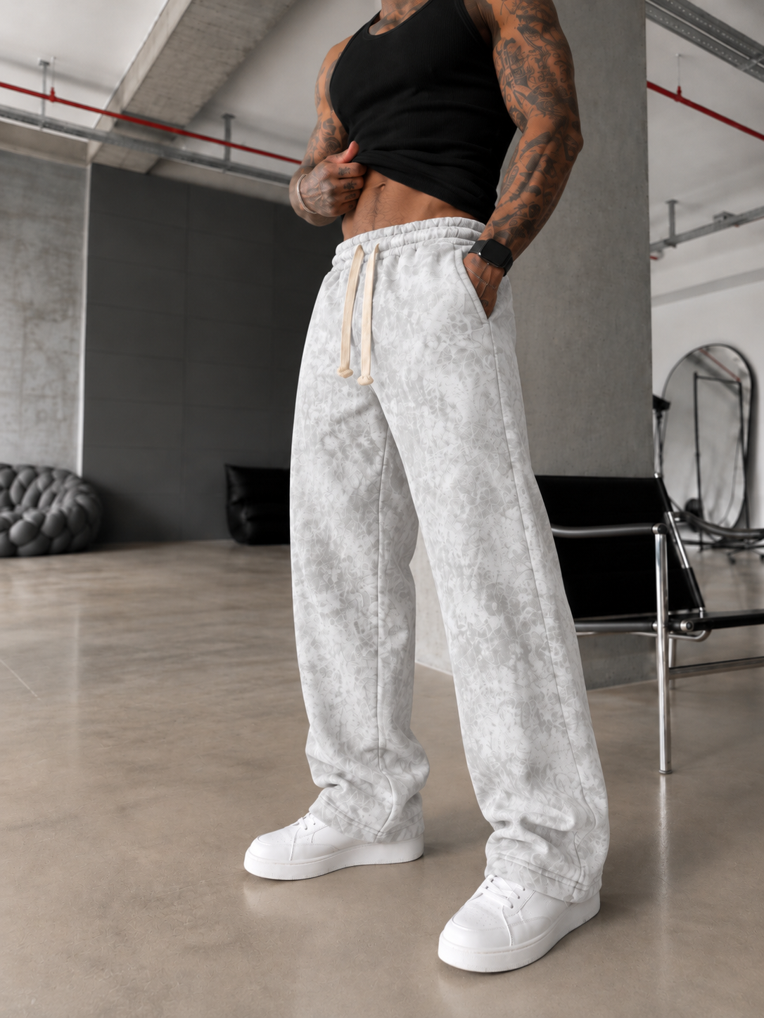 Premium Basic Acid Yıkama Baggy Eşofman  