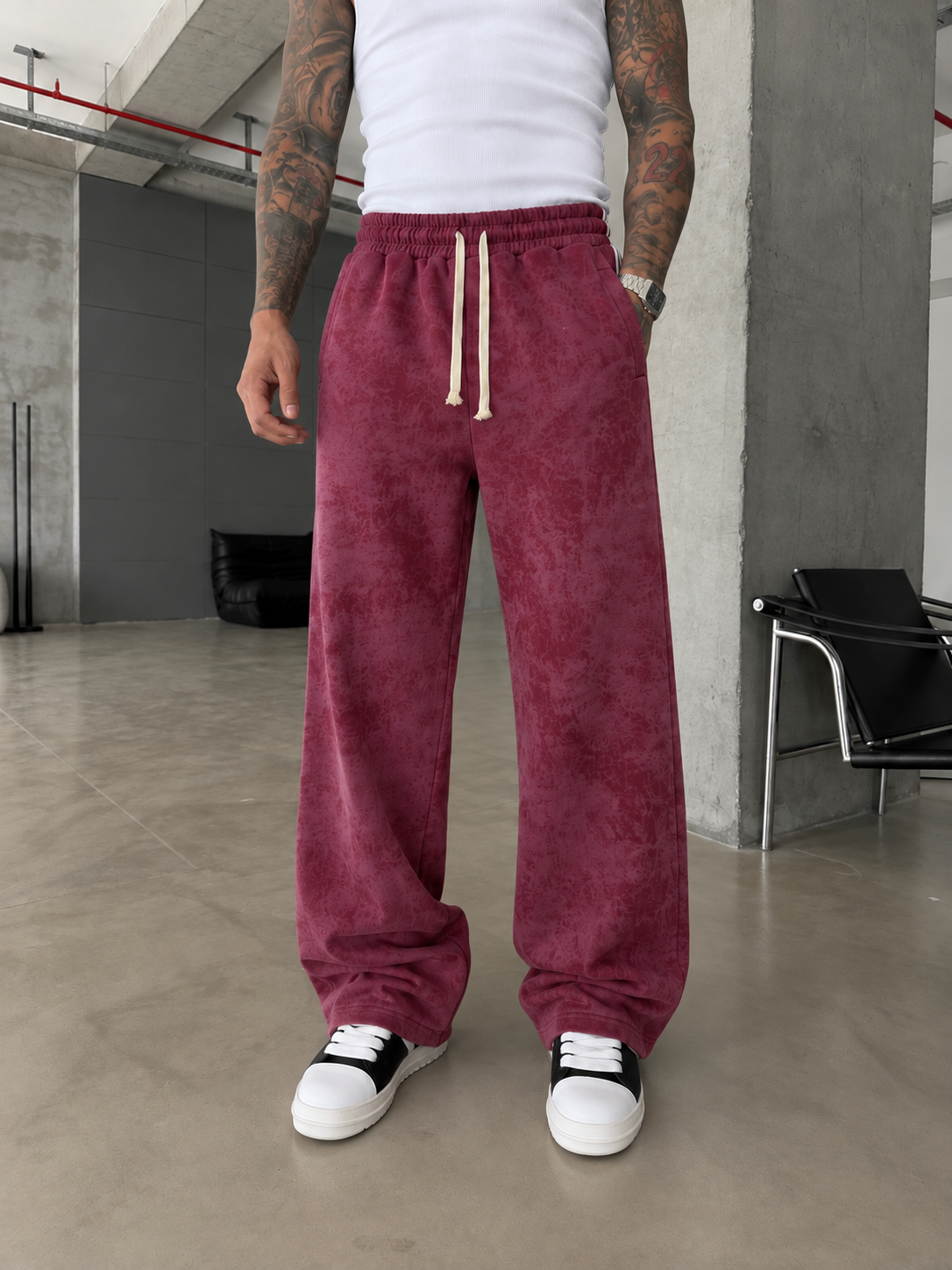 Premium Basic Acid Yıkama Baggy Eşofman  