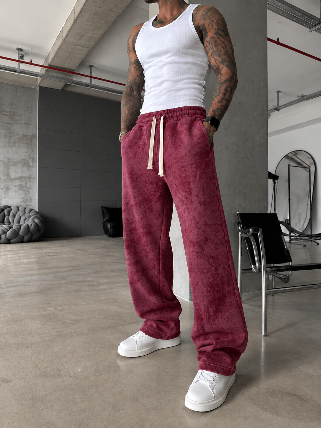 Premium Basic Acid Yıkama Baggy Eşofman  