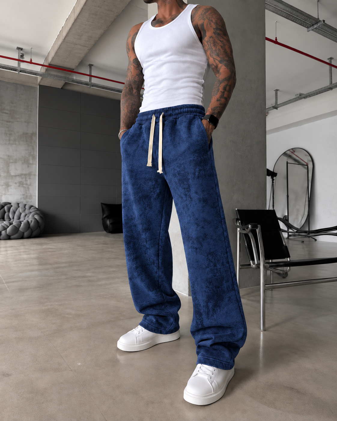 Premium Basic Acid Yıkama Baggy Eşofman  
