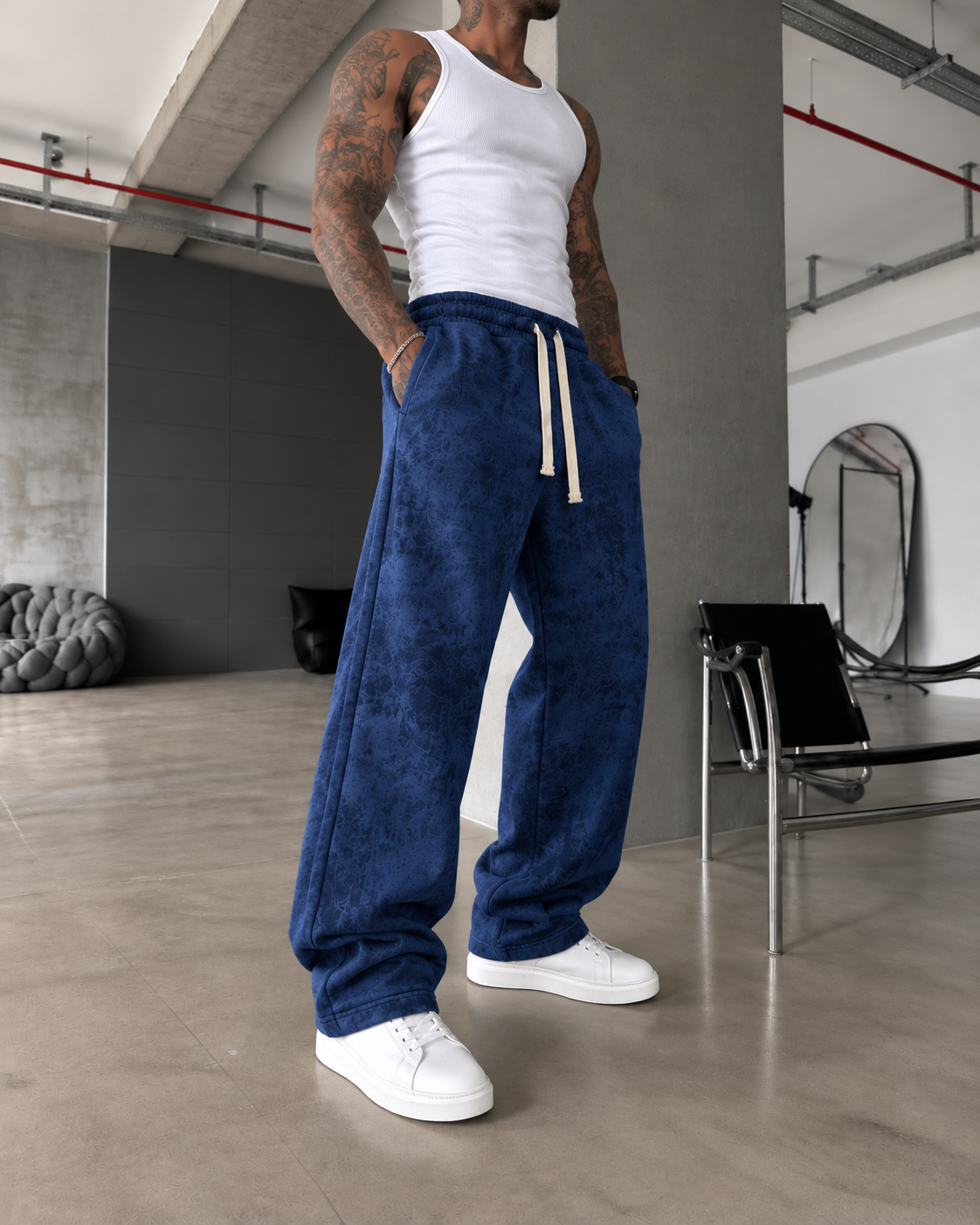 Premium Basic Acid Yıkama Baggy Eşofman  