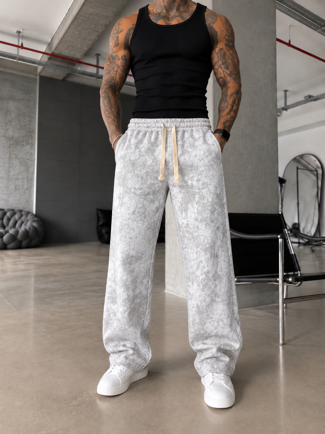 Premium Basic Acid Yıkama Baggy Eşofman  