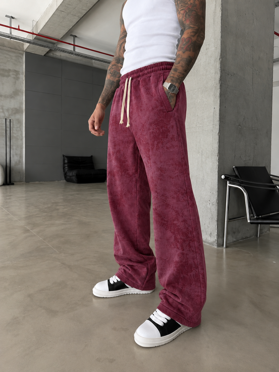 Premium Basic Acid Yıkama Baggy Eşofman  