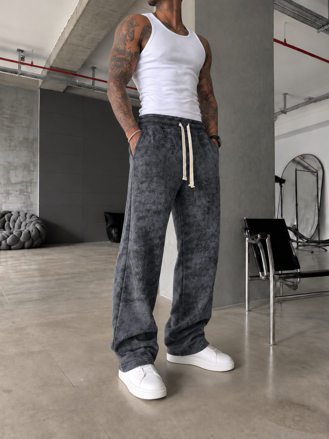 Premium Basic Acid Yıkama Baggy Eşofman  