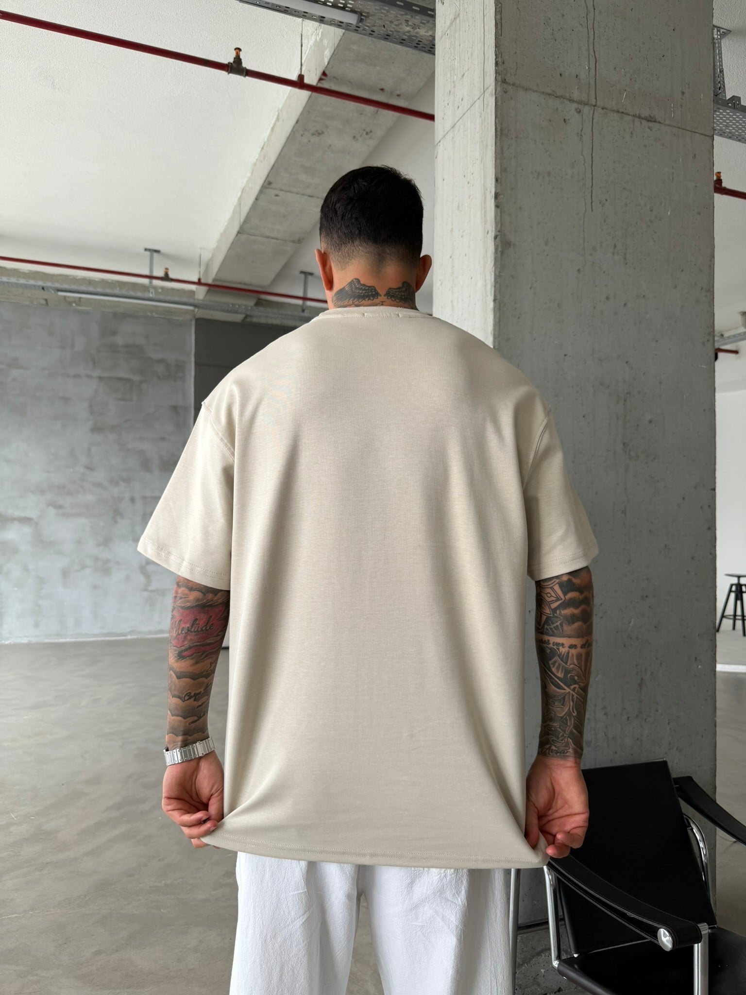 Premium Basic SW T-Shirt - Bej