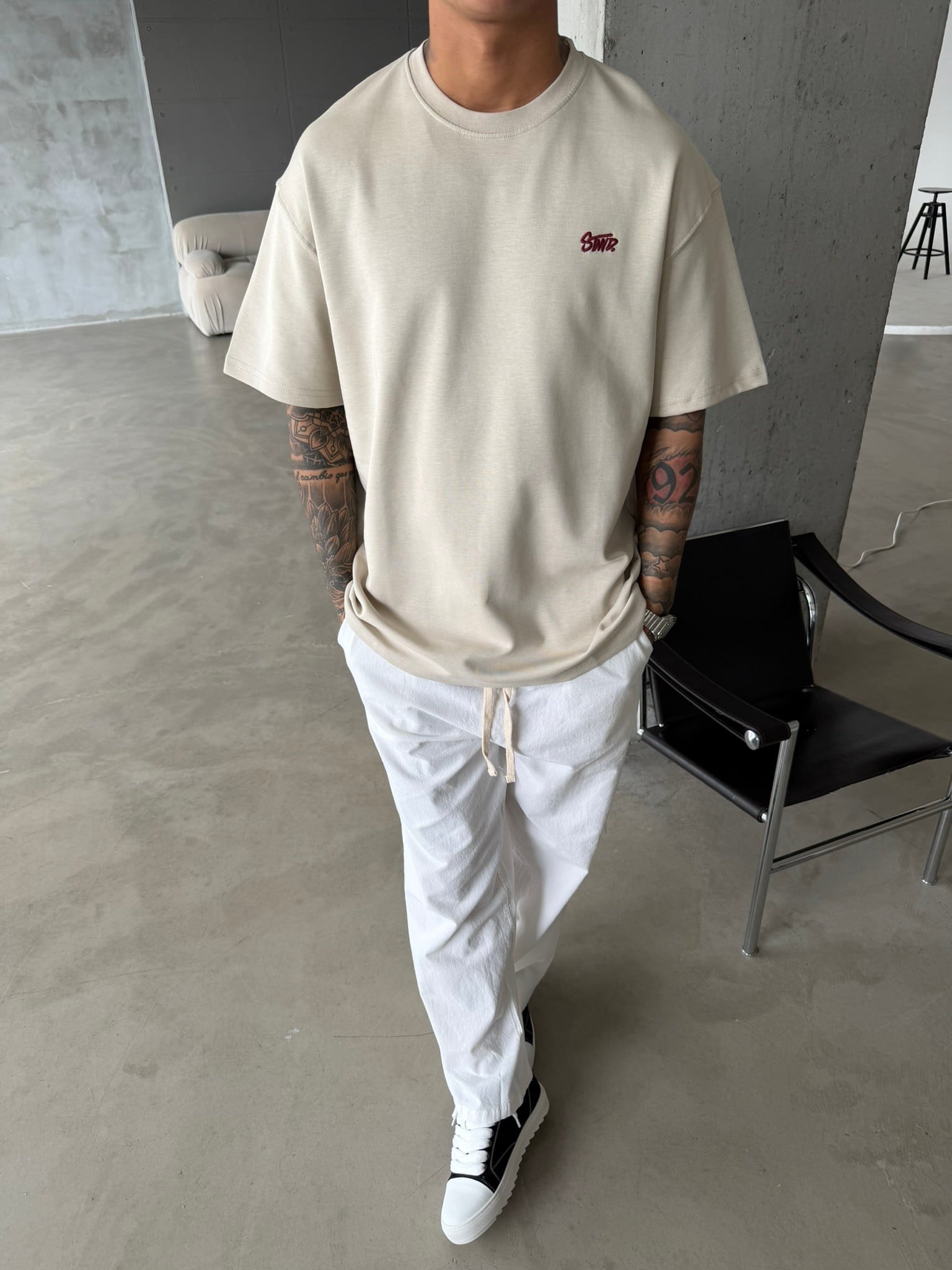 Premium Basic SW T-Shirt - Bej