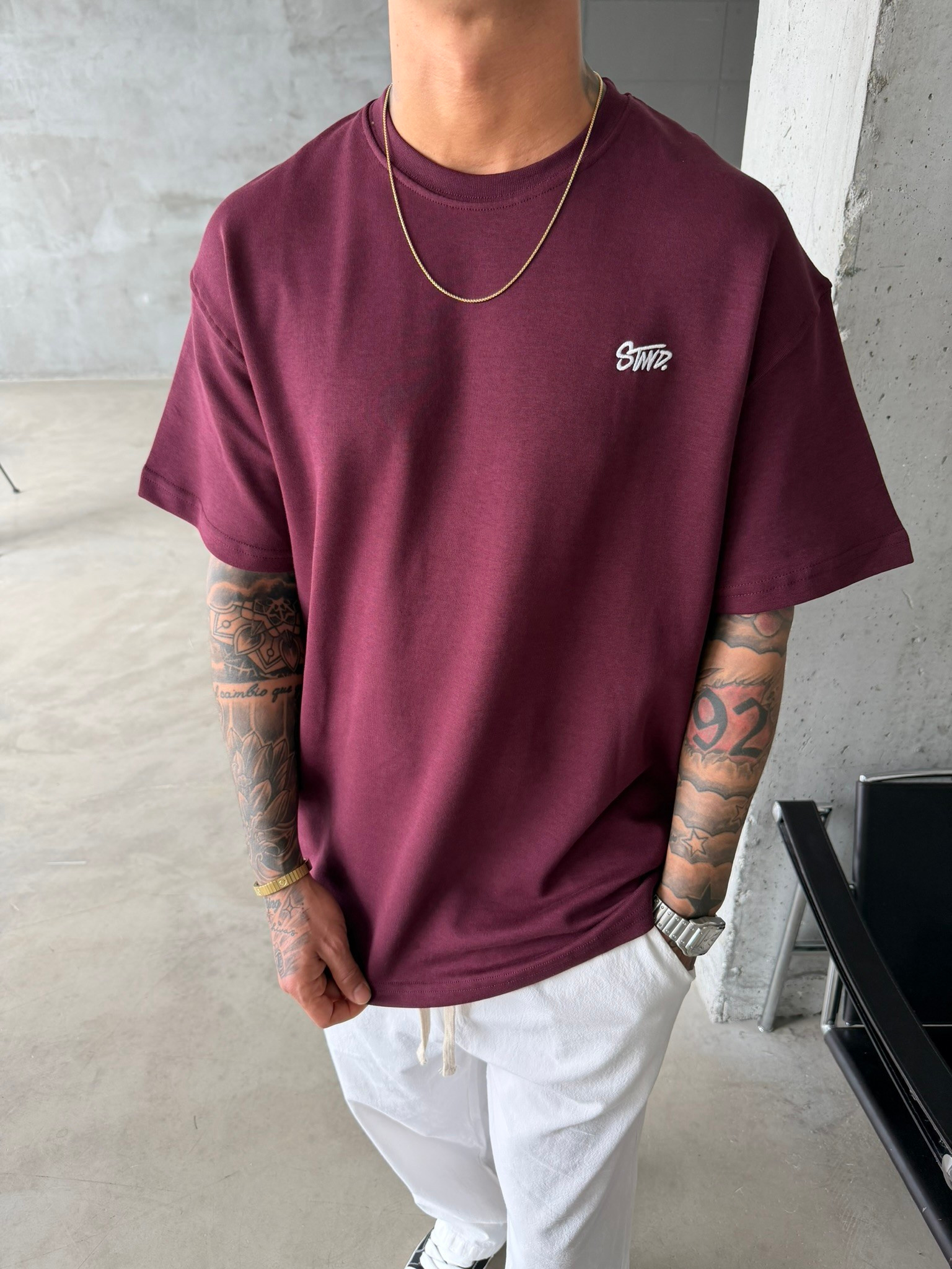 Premium Basic SW T-Shirt - Bordo