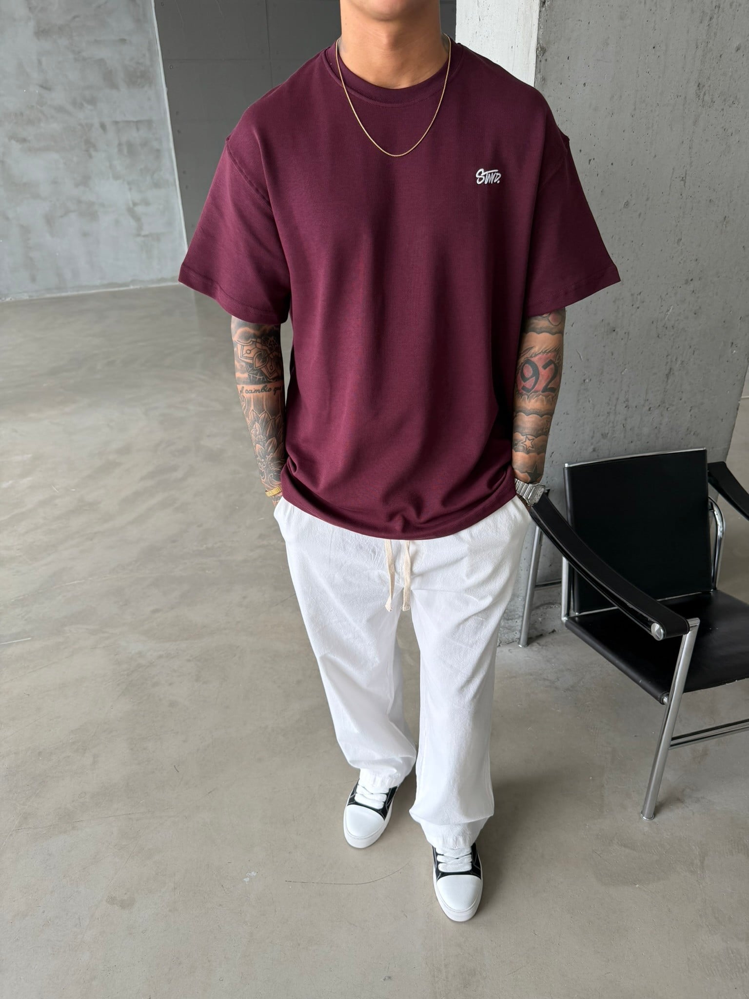 Premium Basic SW T-Shirt - Bordo