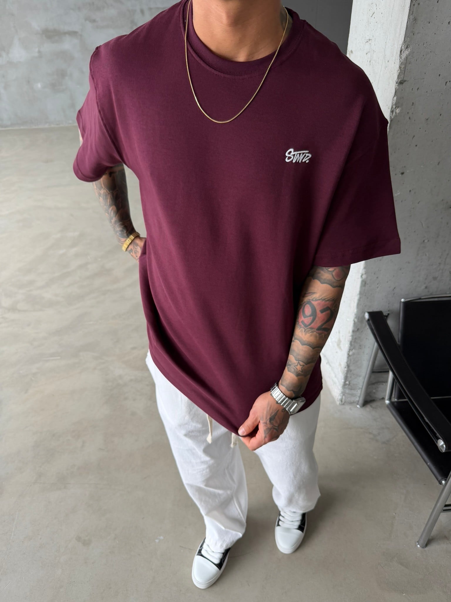 Premium Basic SW T-Shirt - Bordo