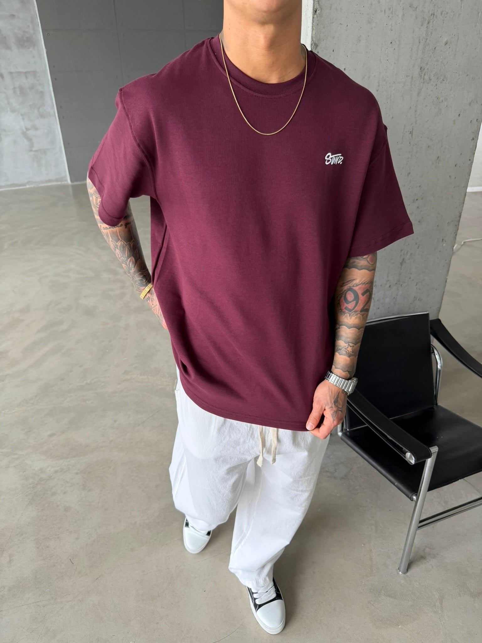 Premium Basic SW T-Shirt - Bordo