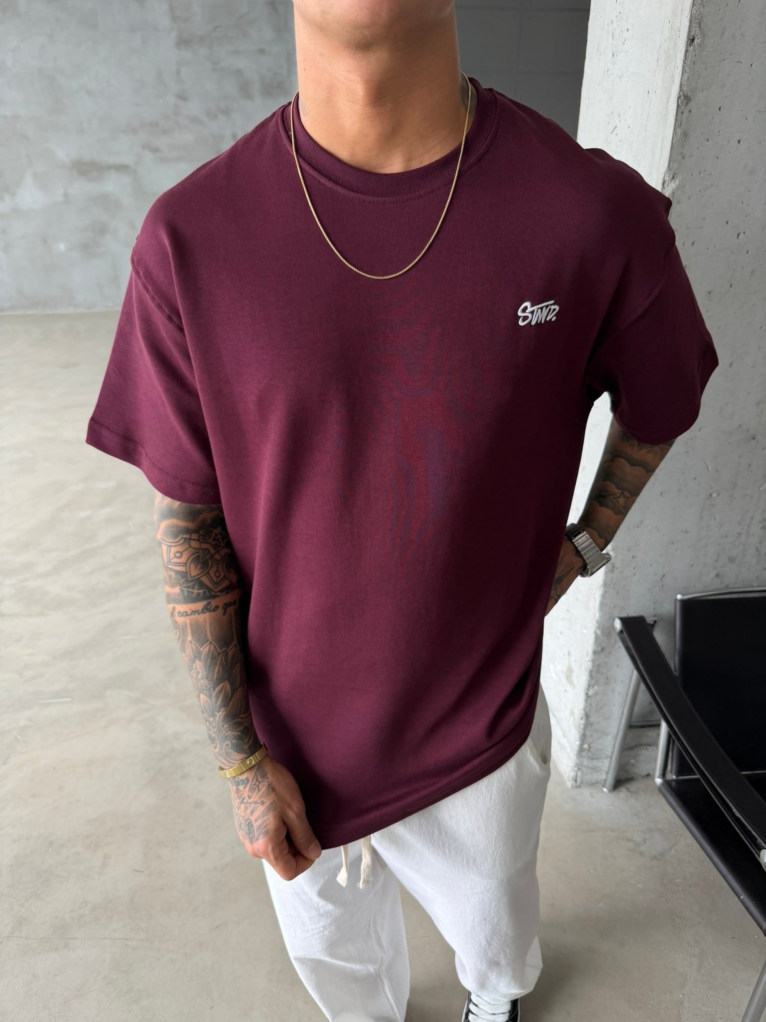 Premium Basic SW T-Shirt - Bordo