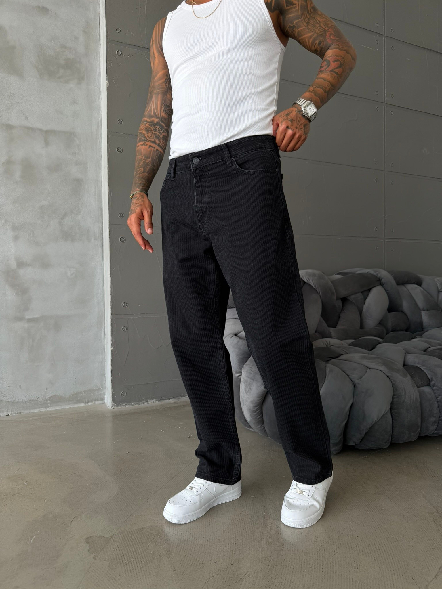 Premium Detaylı Baggy Pantolon