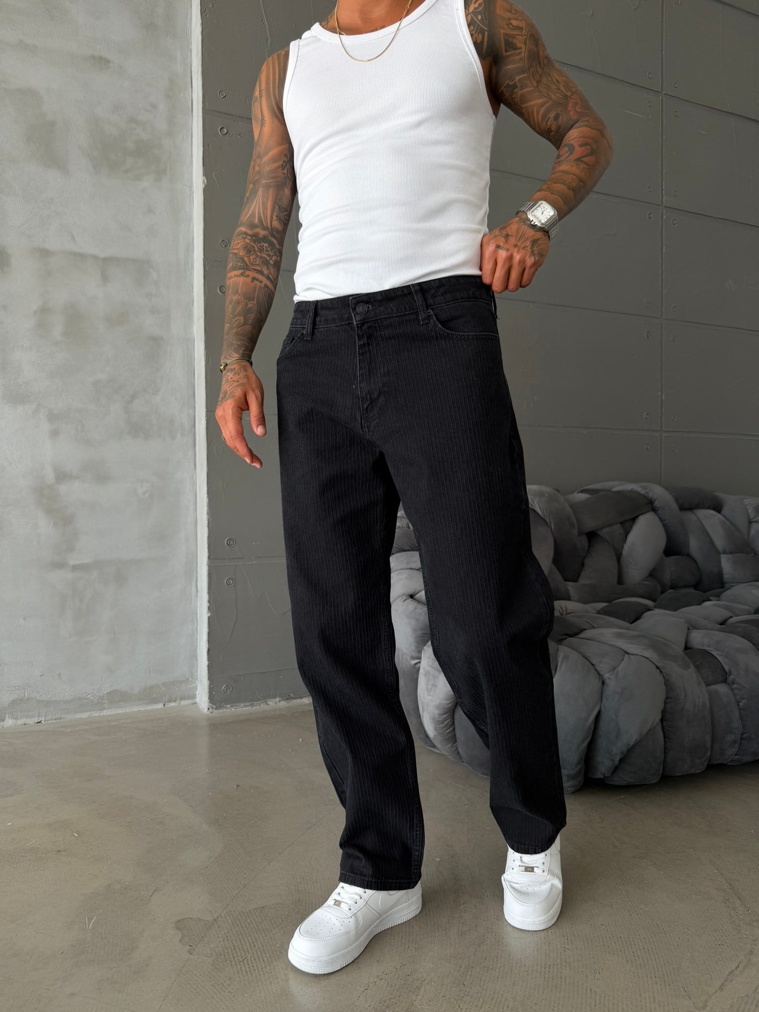 Premium Detaylı Baggy Pantolon