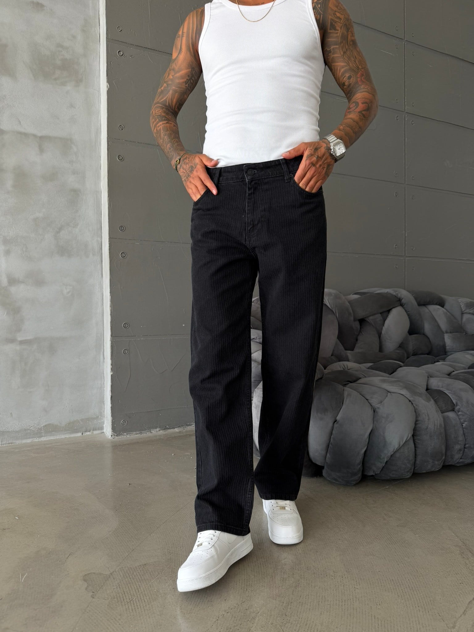 Premium Detaylı Baggy Pantolon