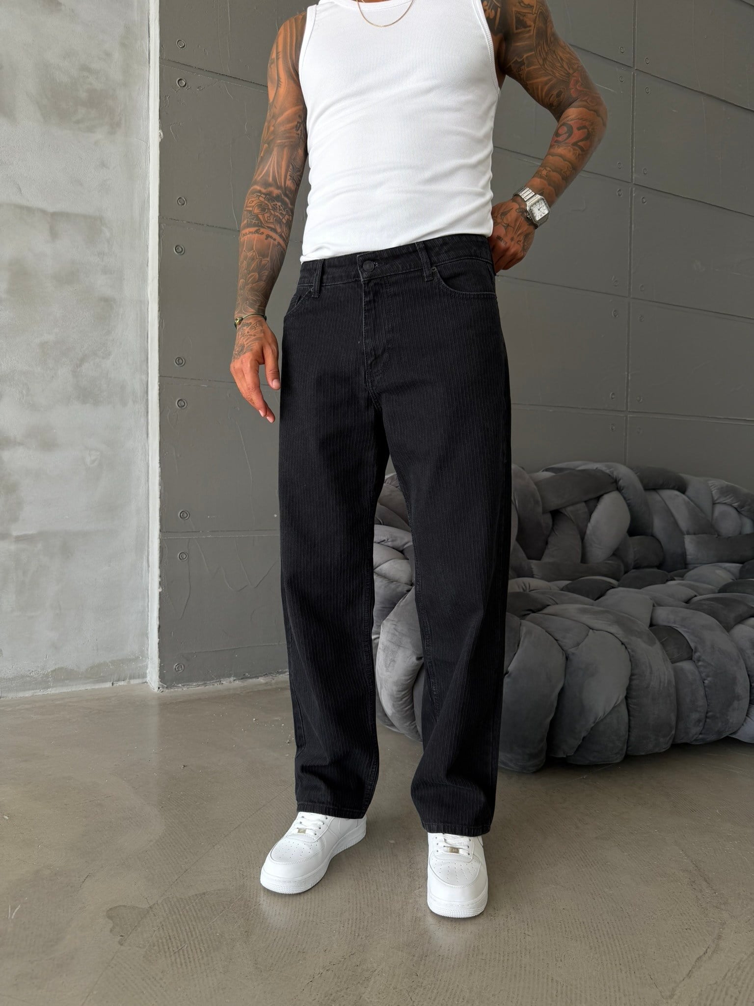 Premium Detaylı Baggy Pantolon