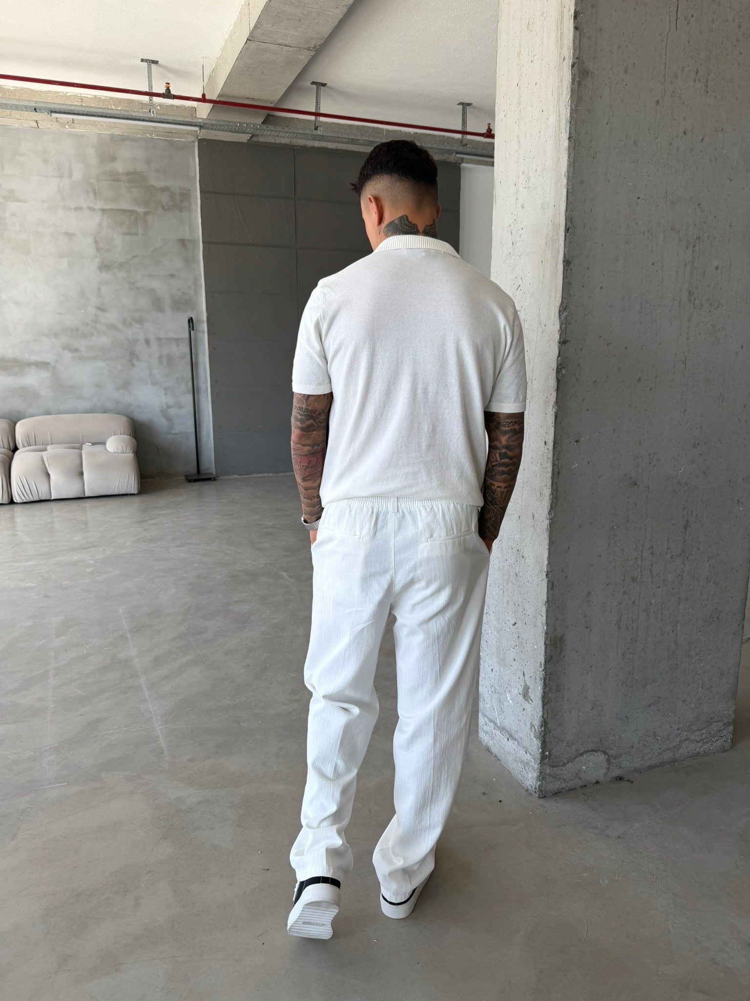 Premium Pat Yaka Basic T-Shirt - Beyaz