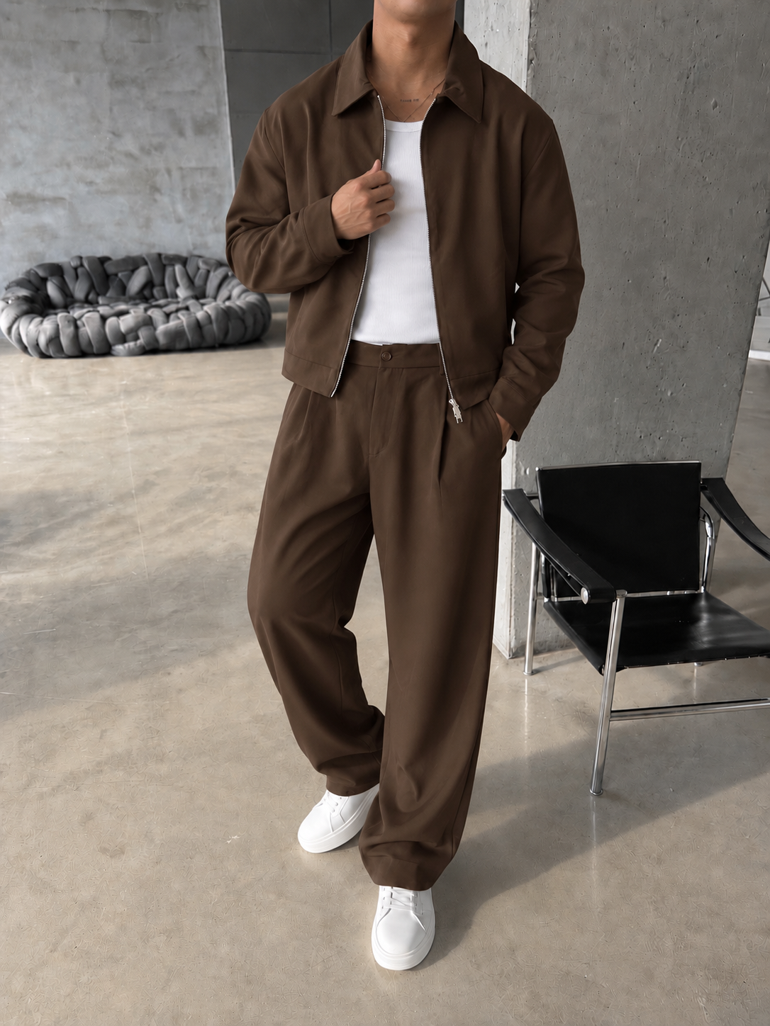 Premium Relax Fit Ceket Pantolon Takım