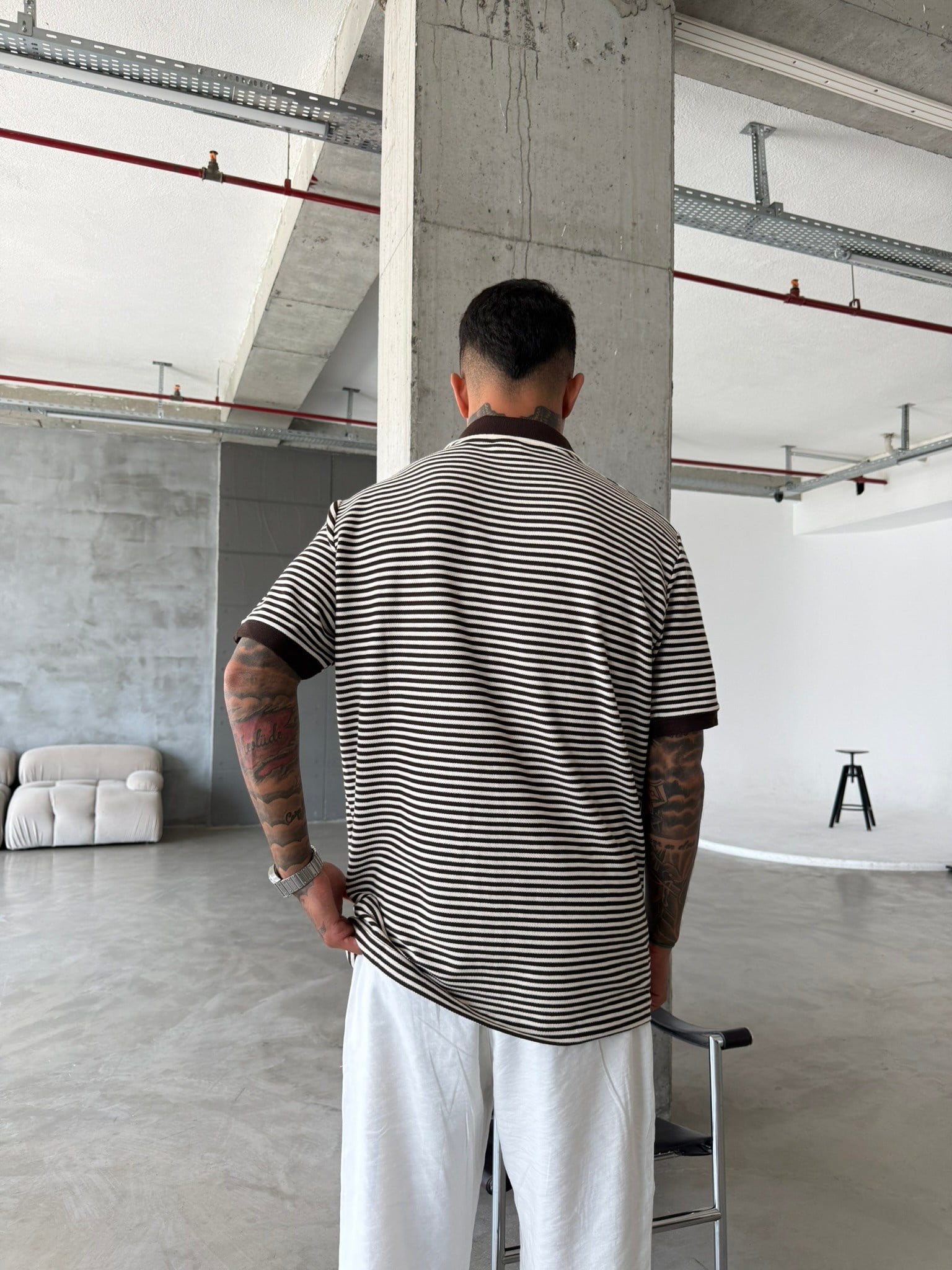 Premium Riviera Çizgili Polo Tişört