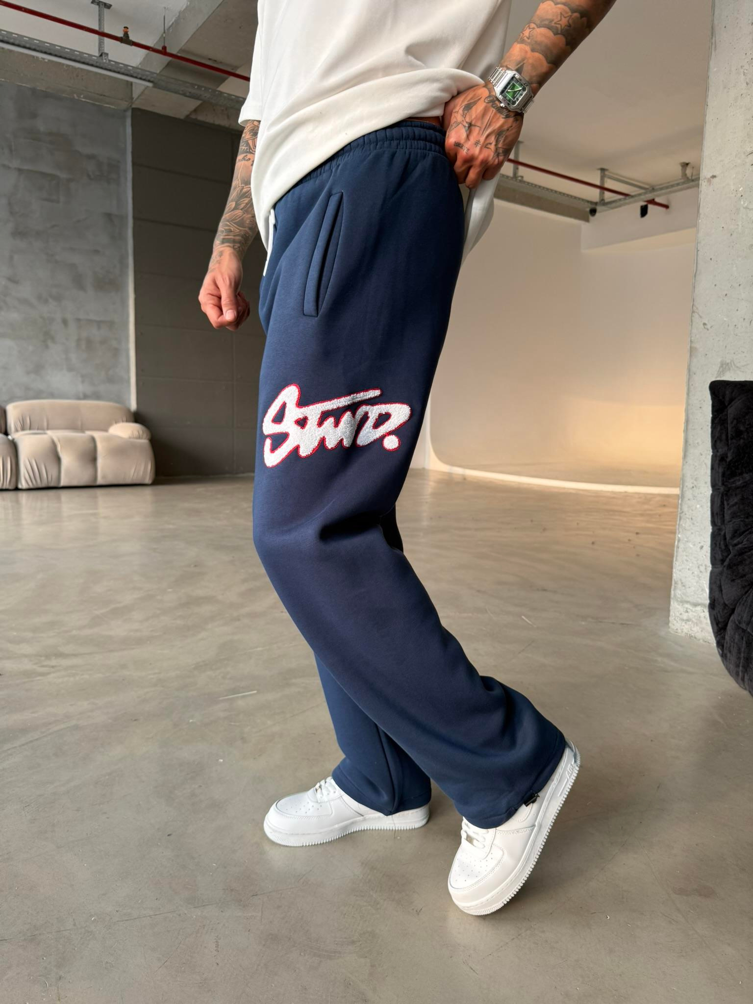 Premium Süzene Nakış SW Eşofman - İndigo