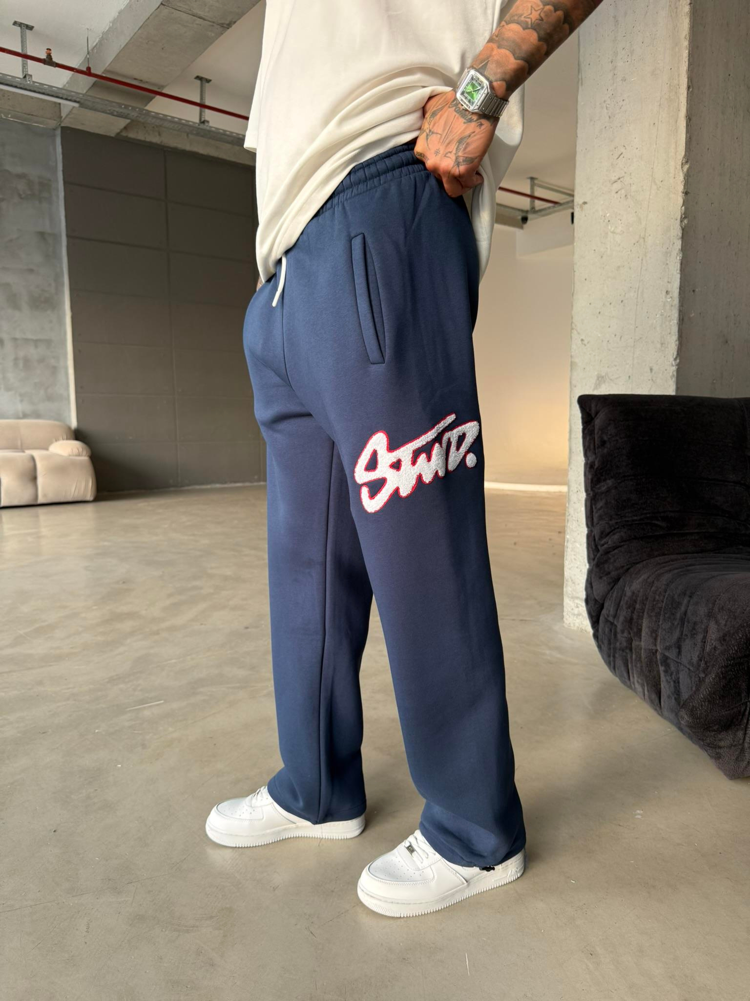 Premium Süzene Nakış SW Eşofman - İndigo