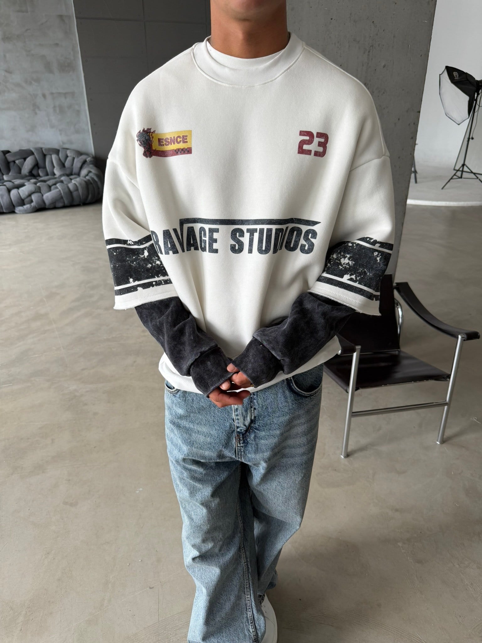 Ravage Studio Acid Yıkama Sweat