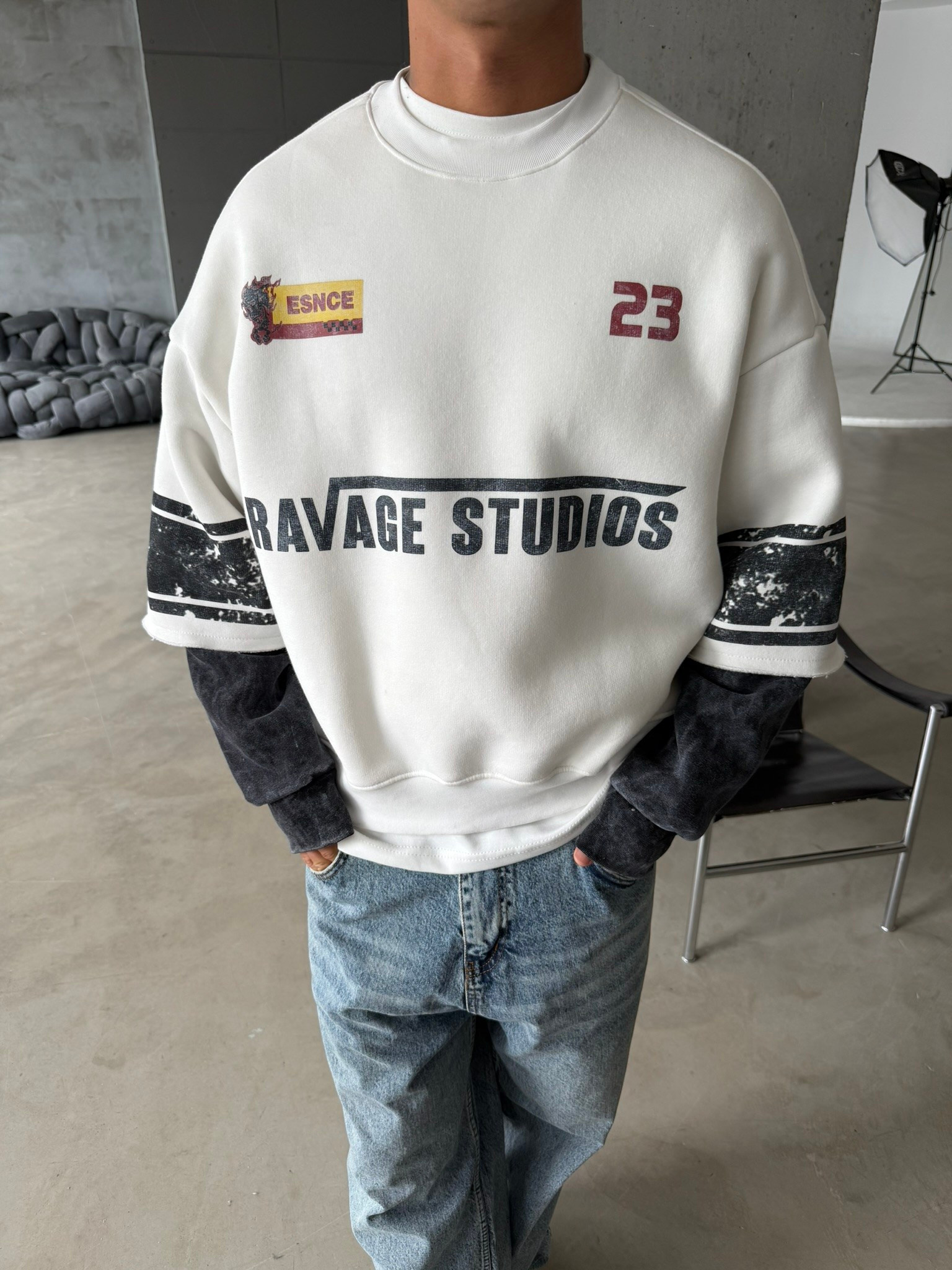 Ravage Studio Acid Yıkama Sweat