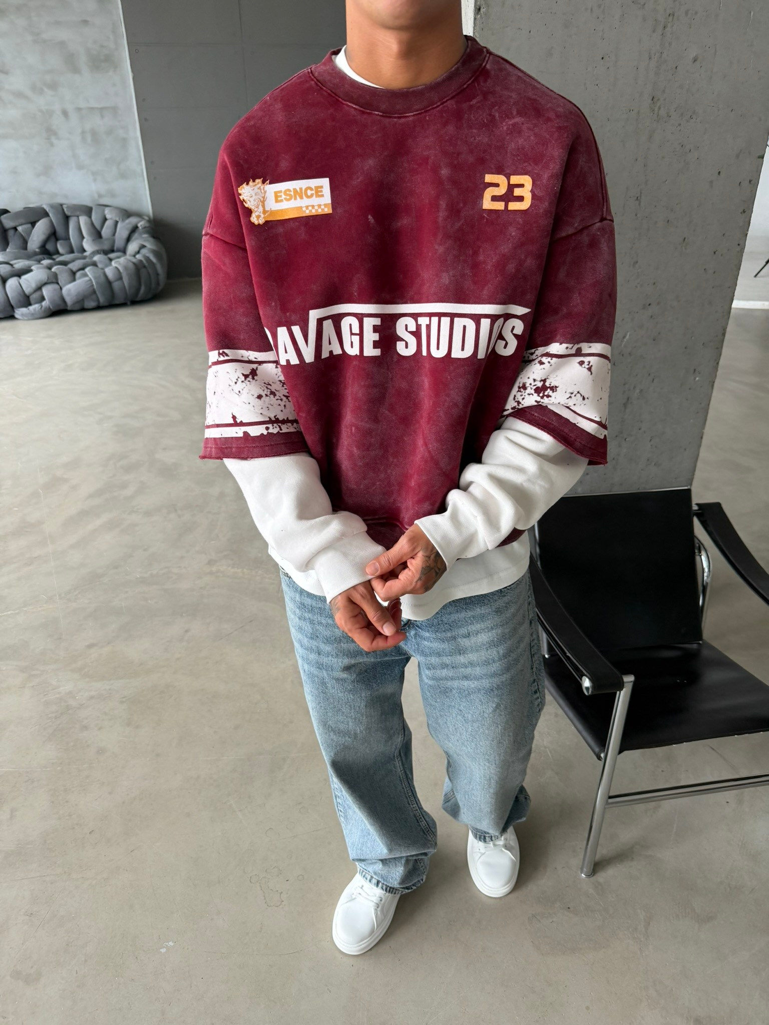Ravage Studio Acid Yıkama Sweat