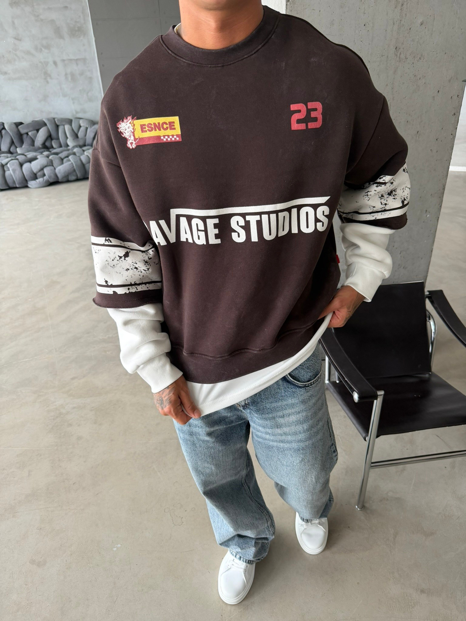 Ravage Studio Acid Yıkama Sweat