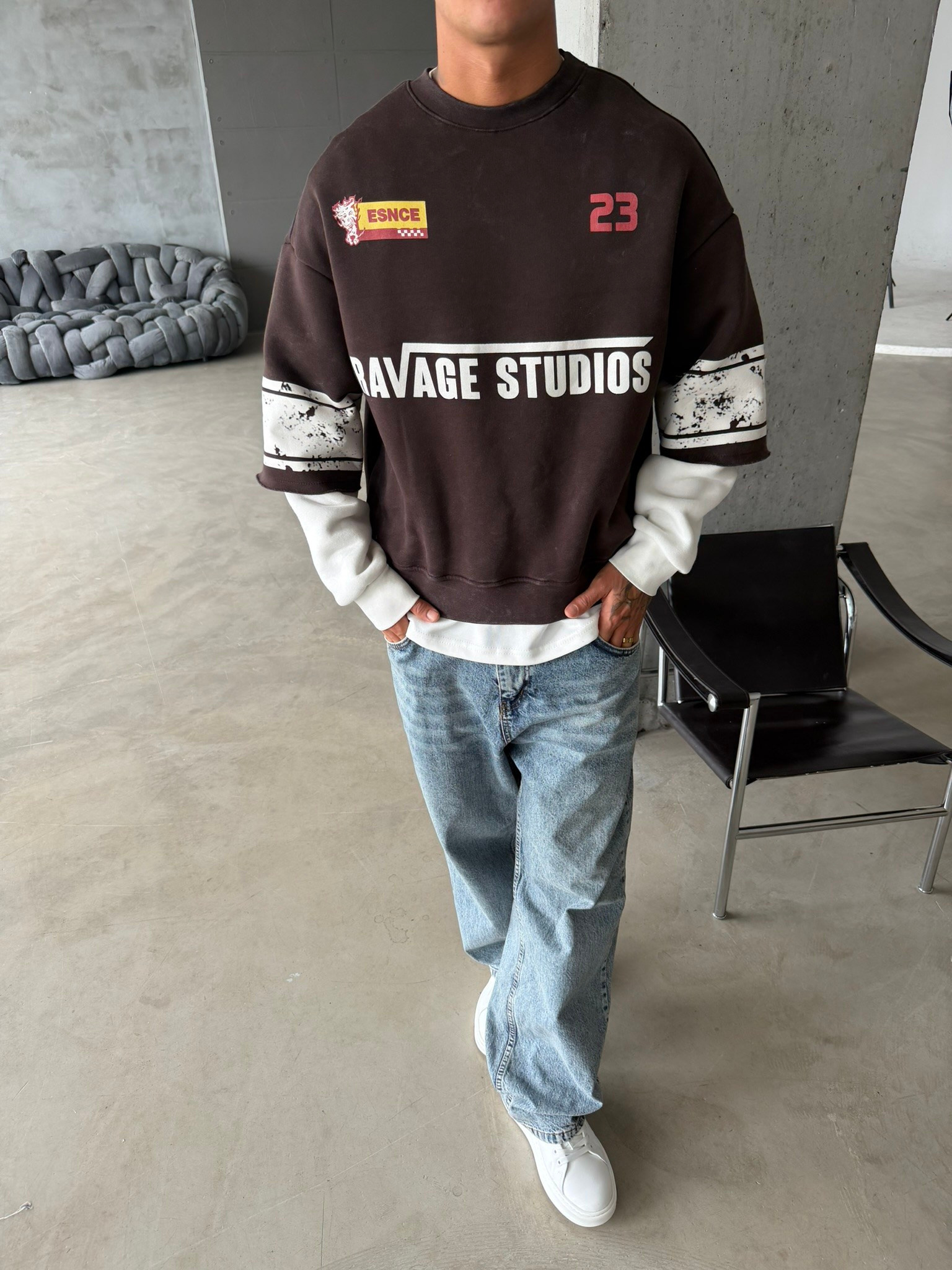 Ravage Studio Acid Yıkama Sweat