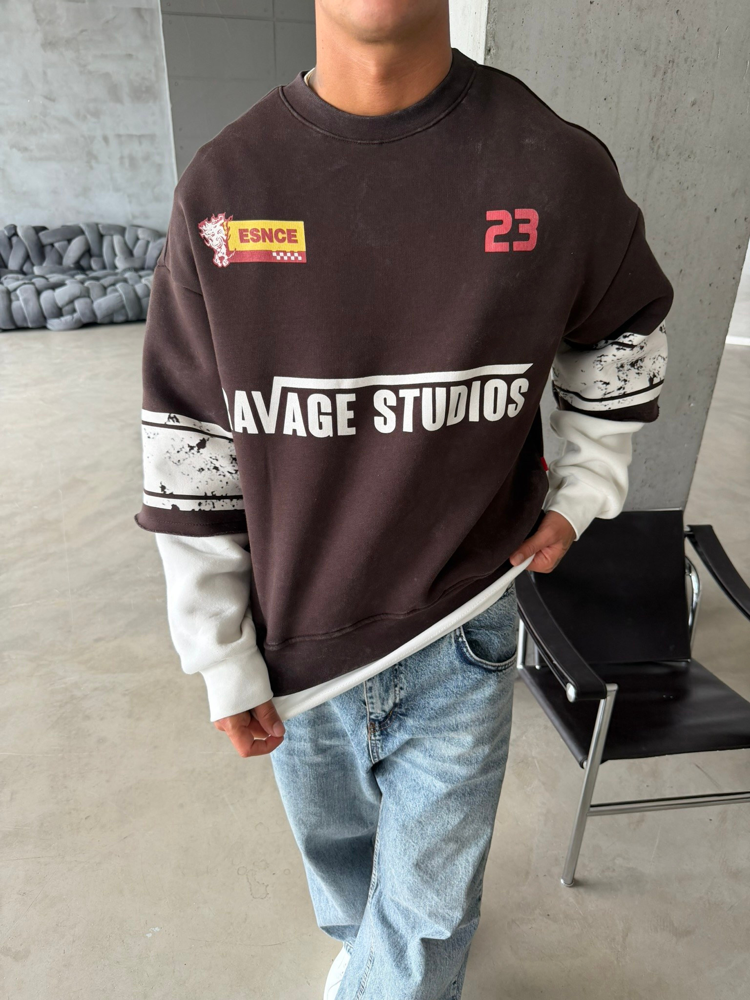 Ravage Studio Acid Yıkama Sweat