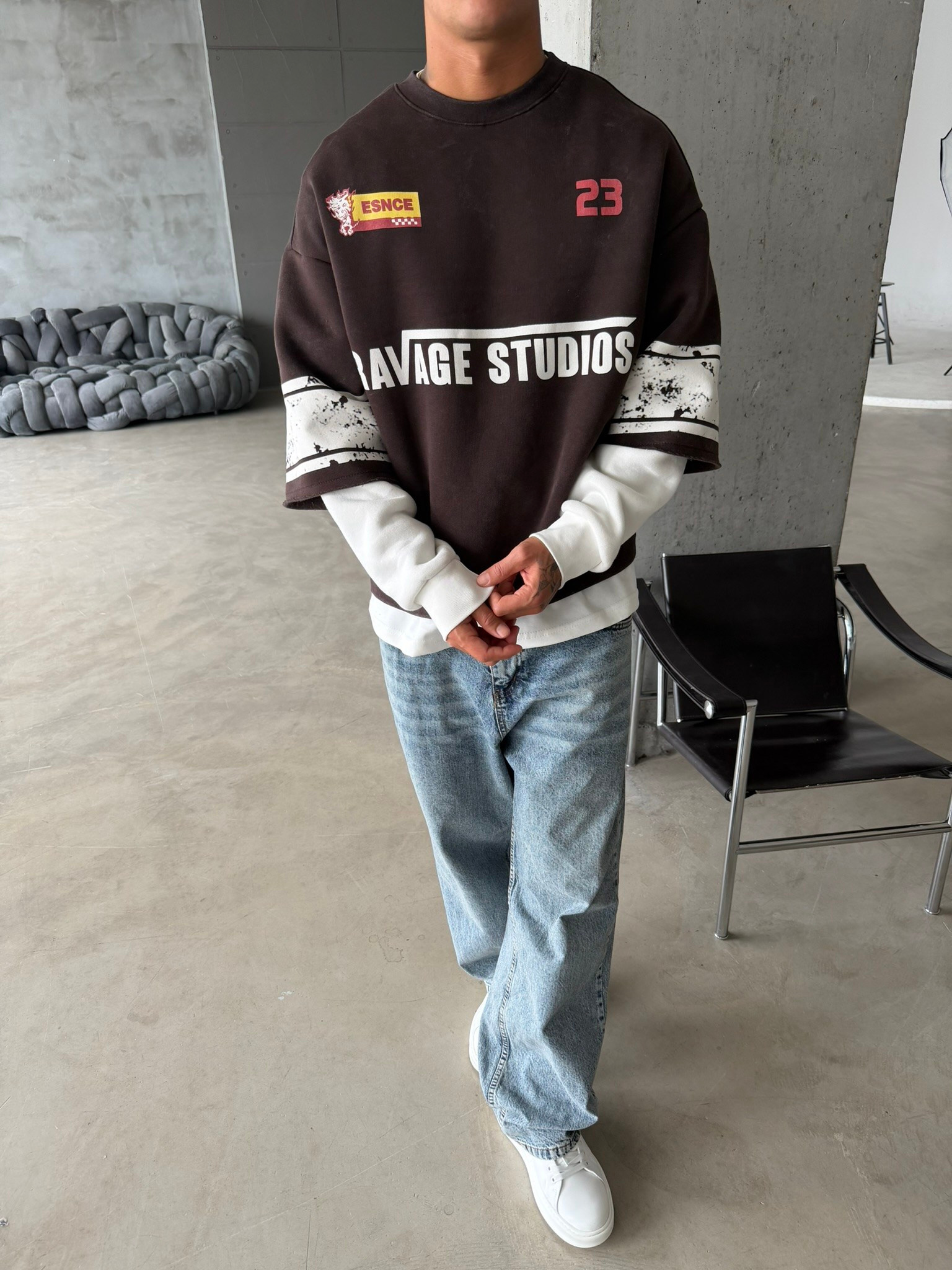 Ravage Studio Acid Yıkama Sweat