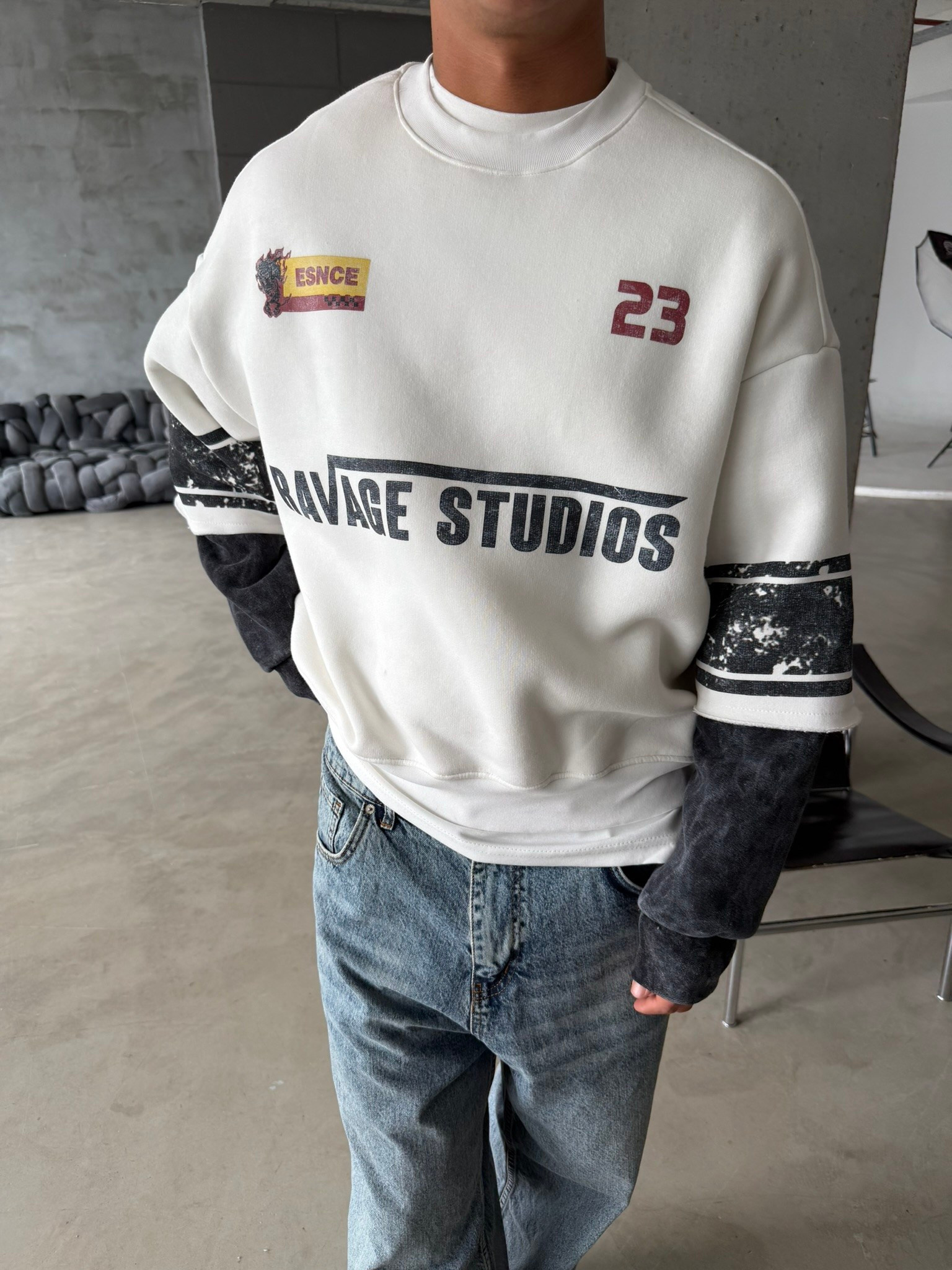 Ravage Studio Acid Yıkama Sweat