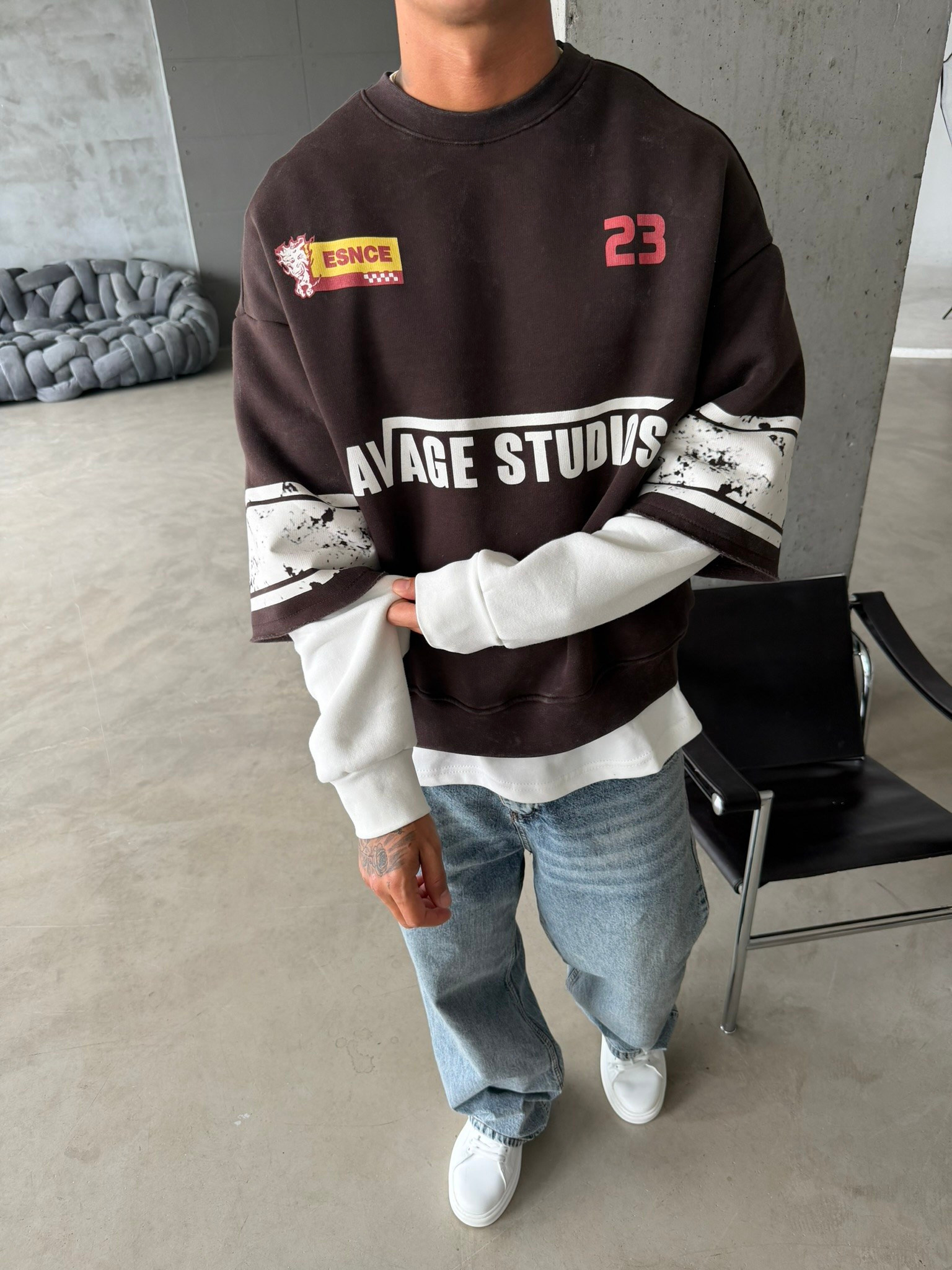 Ravage Studio Acid Yıkama Sweat