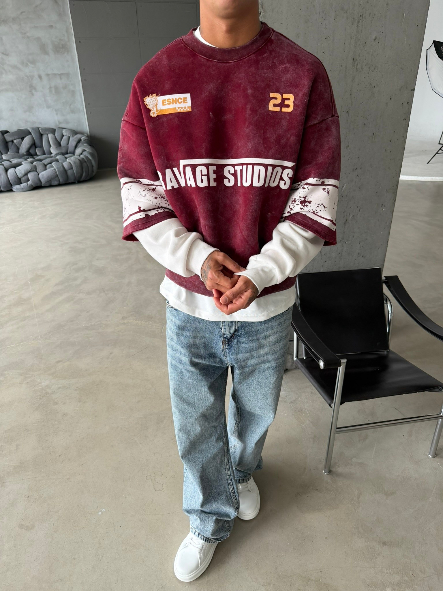 Ravage Studio Acid Yıkama Sweat