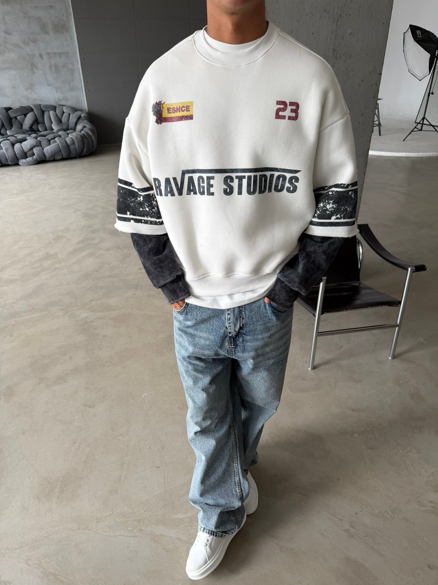 Ravage Studio Acid Yıkama Sweat