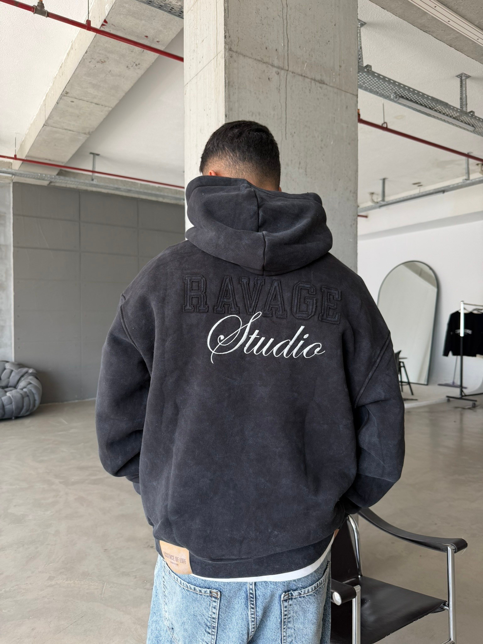 Ravage Studio Acid Yıkamalı Premium Sweat
