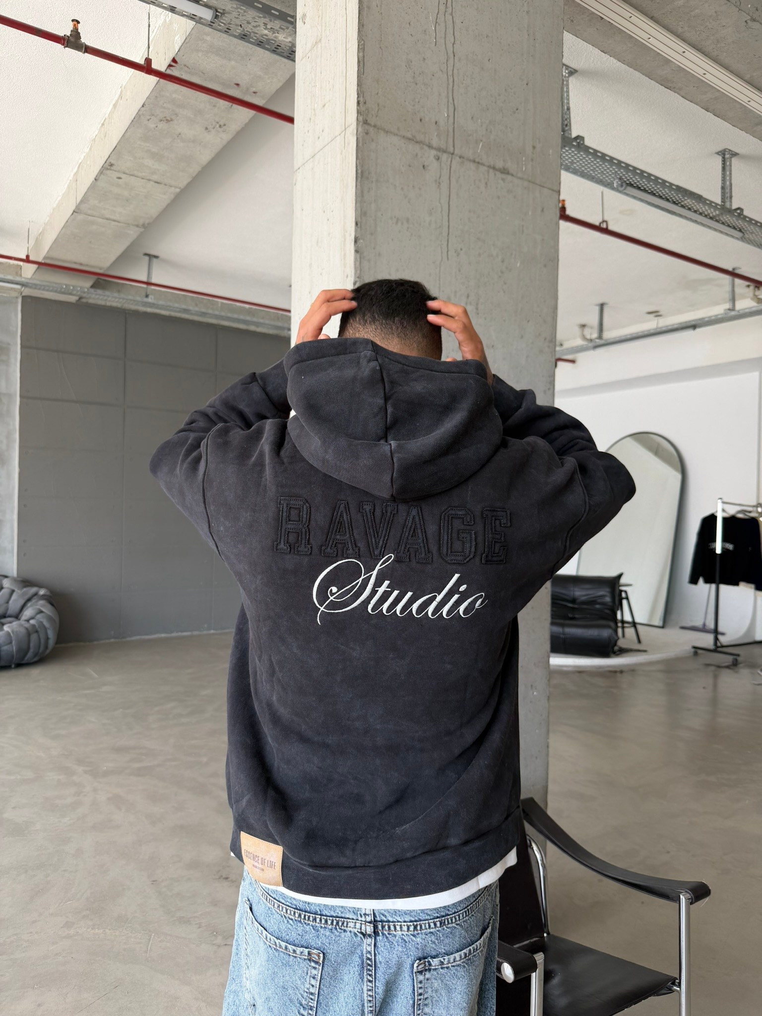 Ravage Studio Acid Yıkamalı Premium Sweat