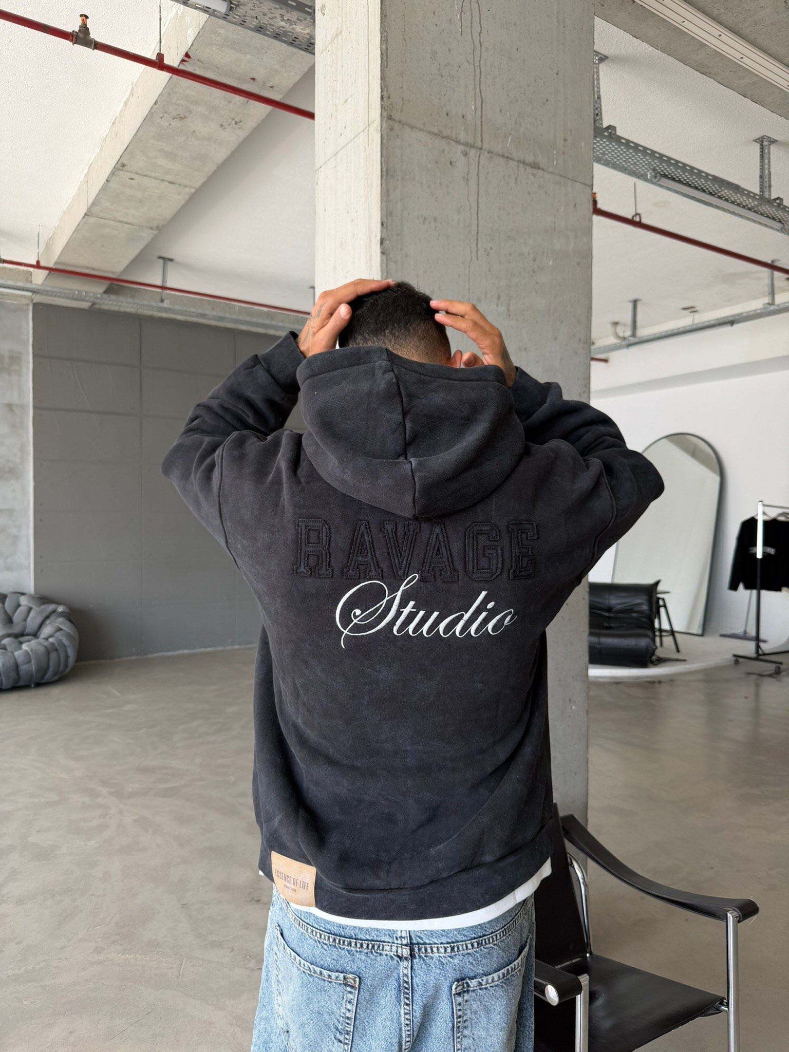 Ravage Studio Acid Yıkamalı Premium Sweat