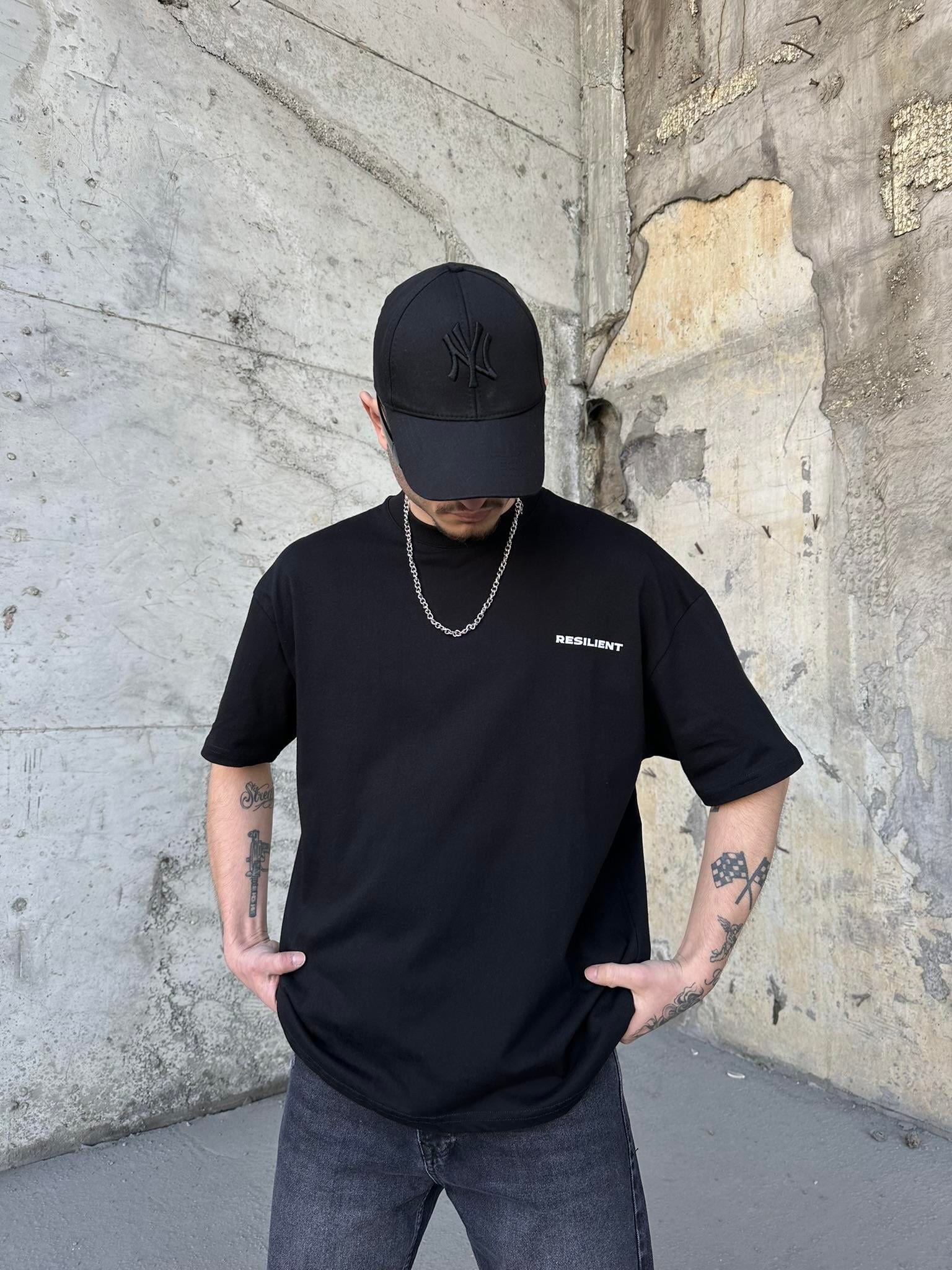 Resılıent Oversize T-Shirt  Siyah